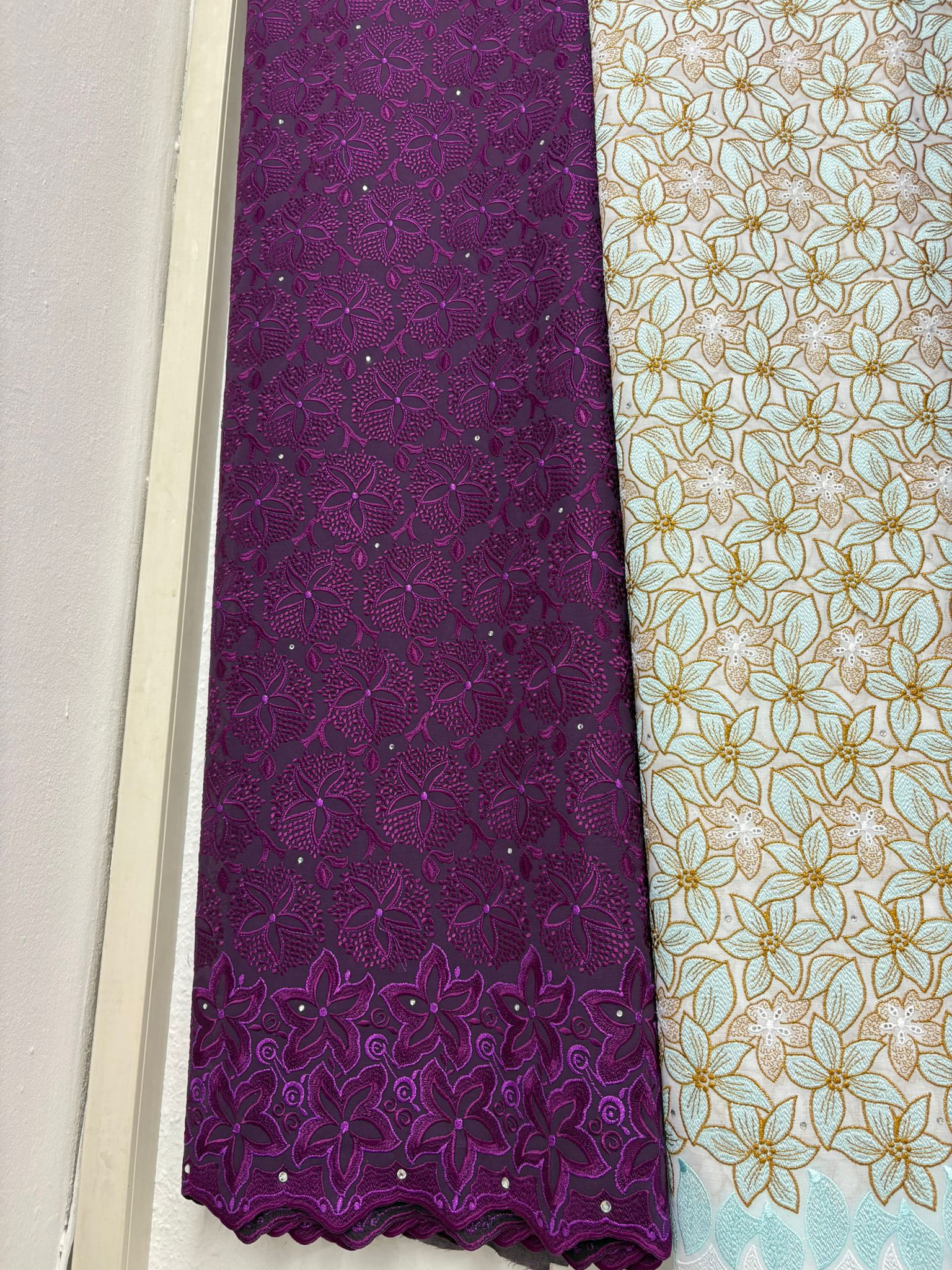 Voile-Stickerei Handwerk